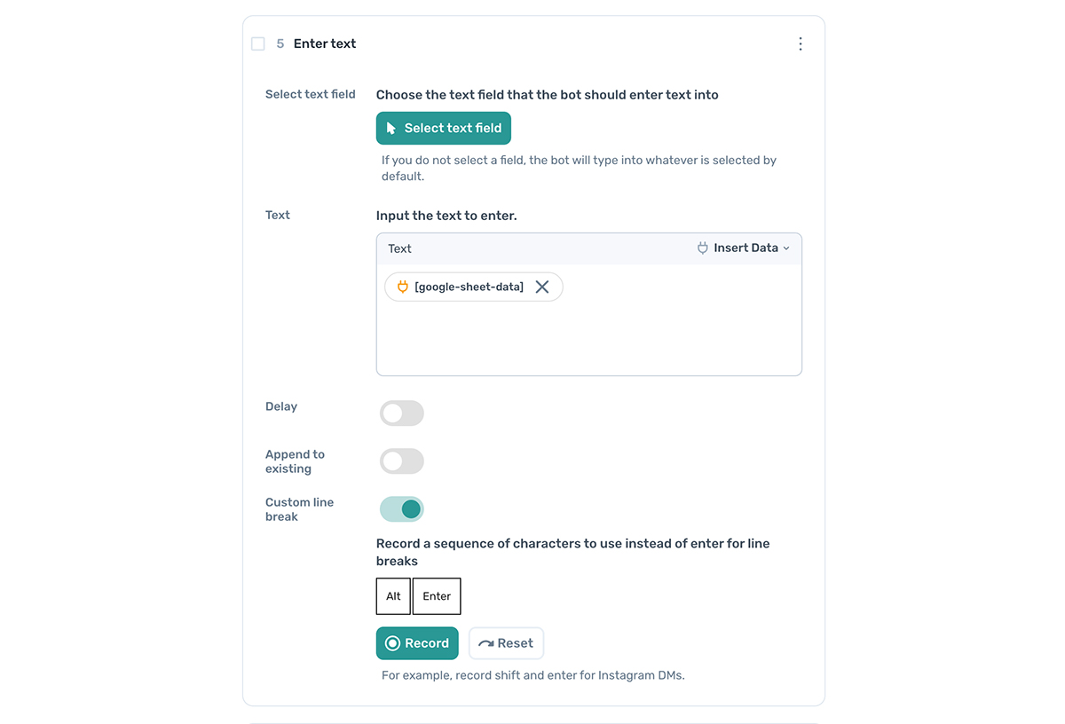 Postman click send to trigger Axiom.ai bot run